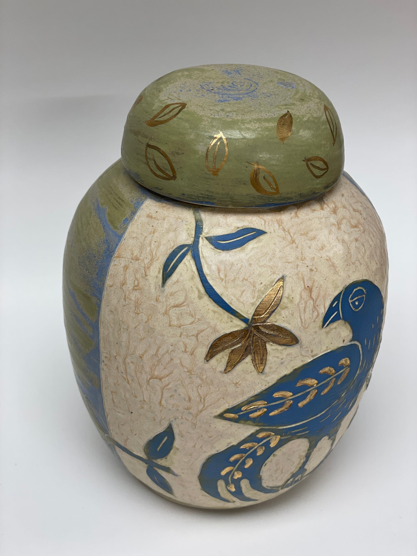 Crow Ginger Jar