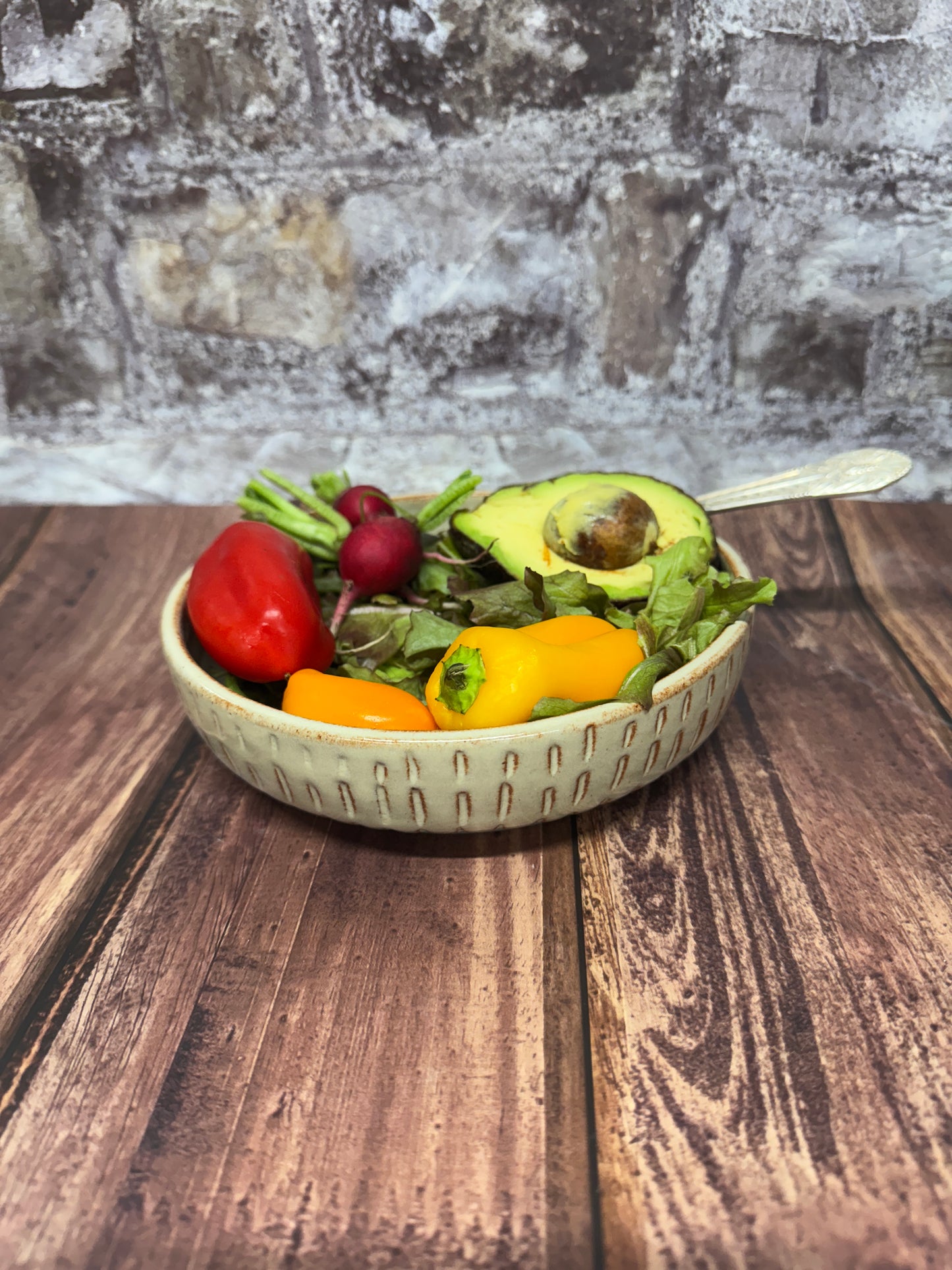 Carved Grain Bowls, set of 3
