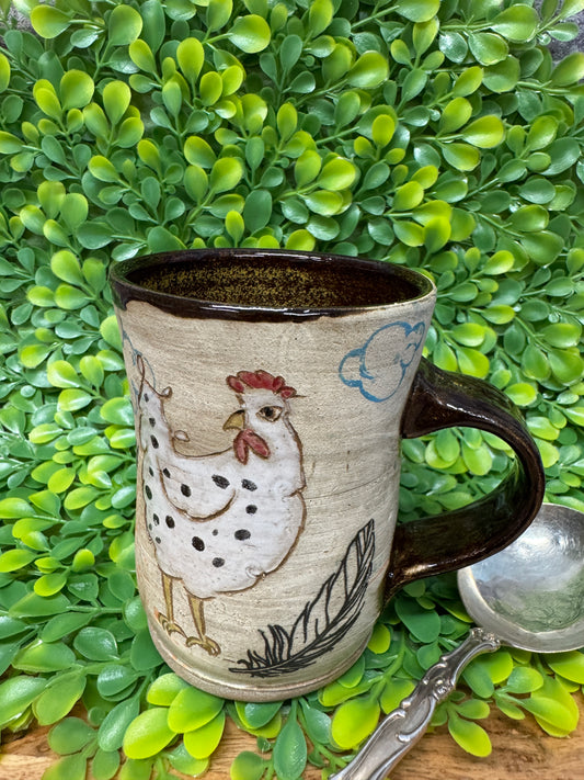 Dotted Chicken Mug