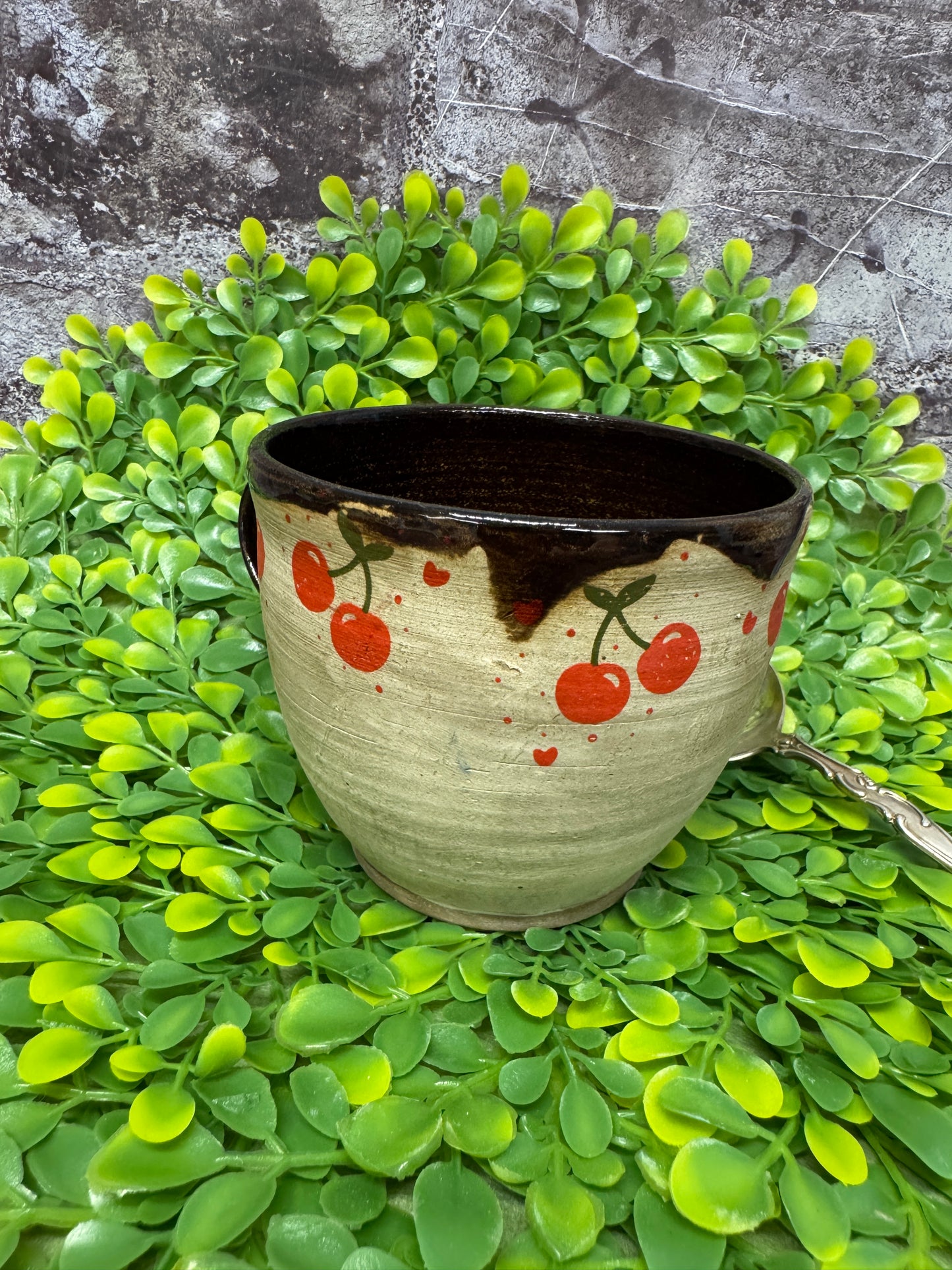 Pig with Cherries Mug